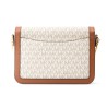 Borsa a Tracolla Michael Kors Leida Beige 34 x 27 x 9 cm