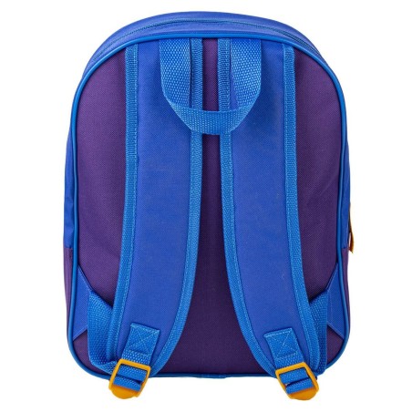 Zaino Scuola 3D Sonic Arancio Azzurro 25 x 31 x 9 cm