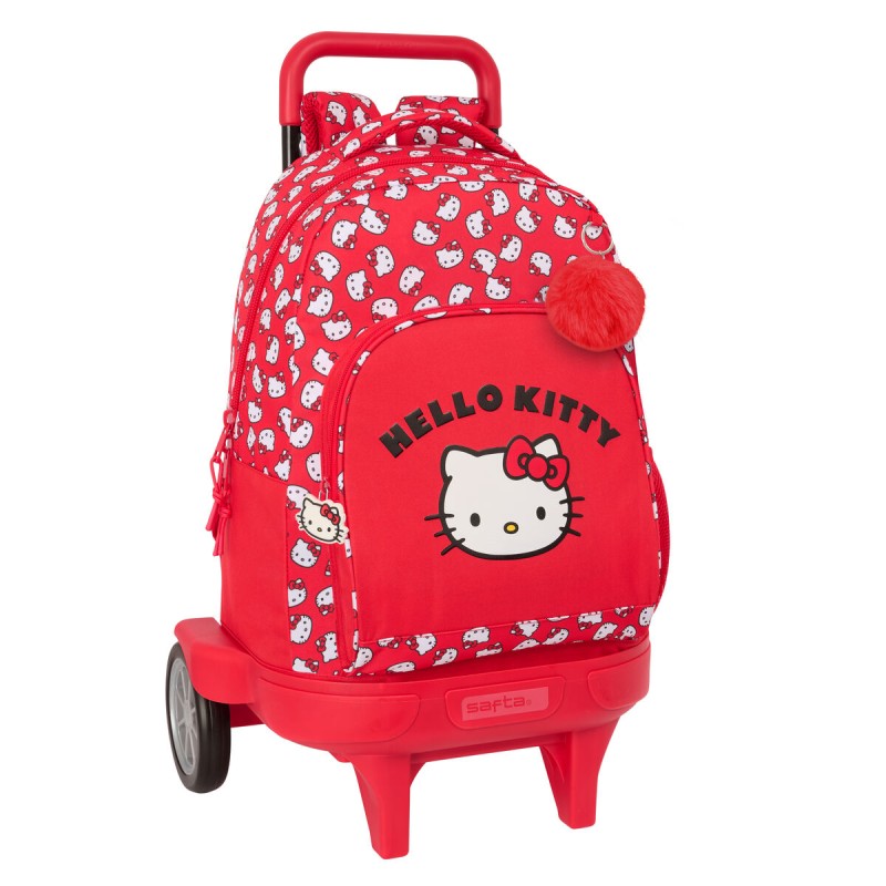 Zaino Scuola Hello Kitty Iconic Bianco Rosso 33 x 45 x 22 cm Zaino Scuola Hello Kitty Iconic Bianco Rosso 33 x 45 x 22 cm