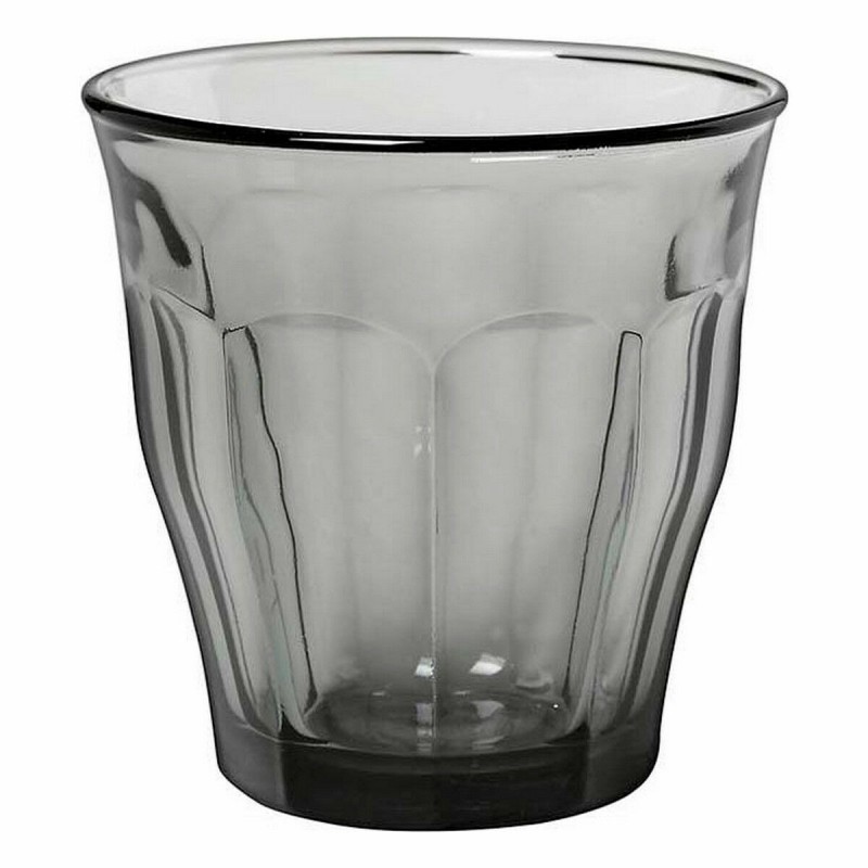 Set di Bicchieri Duralex Picardie Grigio 360 ml (4 Unità) Set di Bicchieri Duralex Picardie Grigio 360 ml (4 Unità)