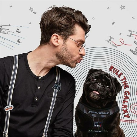 Imbracatura per Cani Star Wars Nero XXS