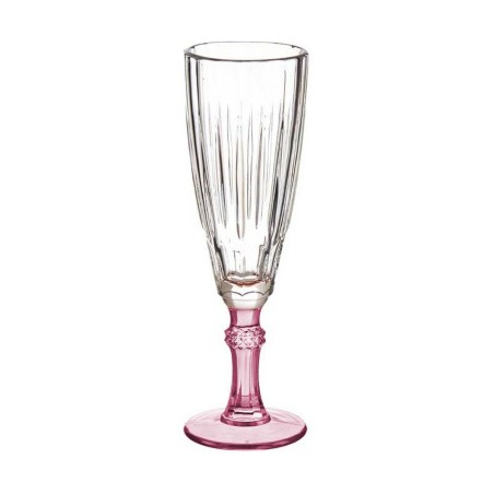 Calice da champagne Vivalto PR05720ST3/BHA6 PINK Rosa Cristallo 170 ml (6 Unità)