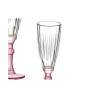 Calice da champagne Vivalto PR05720ST3/BHA6 PINK Rosa Cristallo 170 ml (6 Unità)