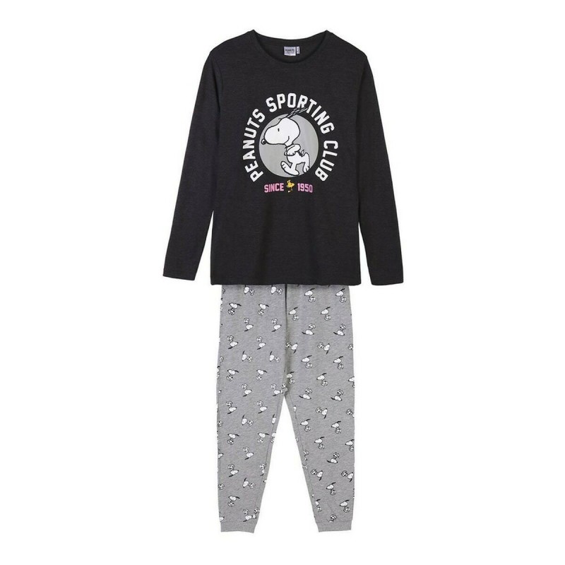 Pigiama Snoopy Grigio Donna Pigiama Snoopy Grigio Donna