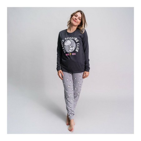 Pigiama Snoopy Grigio Donna
