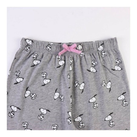Pigiama Snoopy Grigio Donna