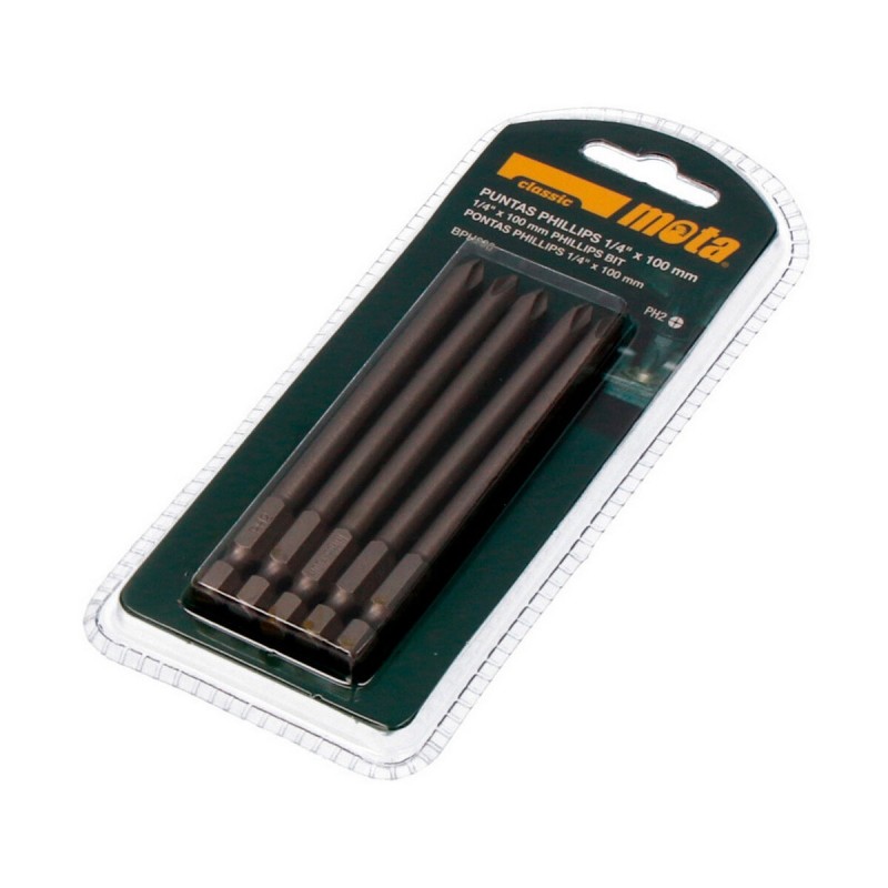 Set di punte Mota bph290 PH2 100 mm Phillips Set di punte Mota bph290 PH2 100 mm Phillips