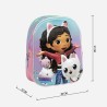 Zaino Scuola 3D Gabby's Dollhouse Rosa 25,0 x 31,0 x 10,0 cm