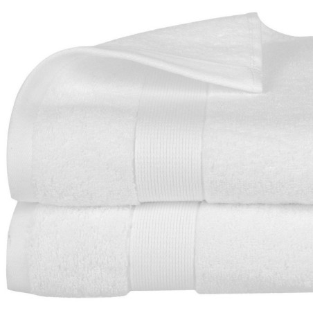 Telo da bagno Atmosphera Cotone Bianco 450 g/m² (70 x 130 cm)