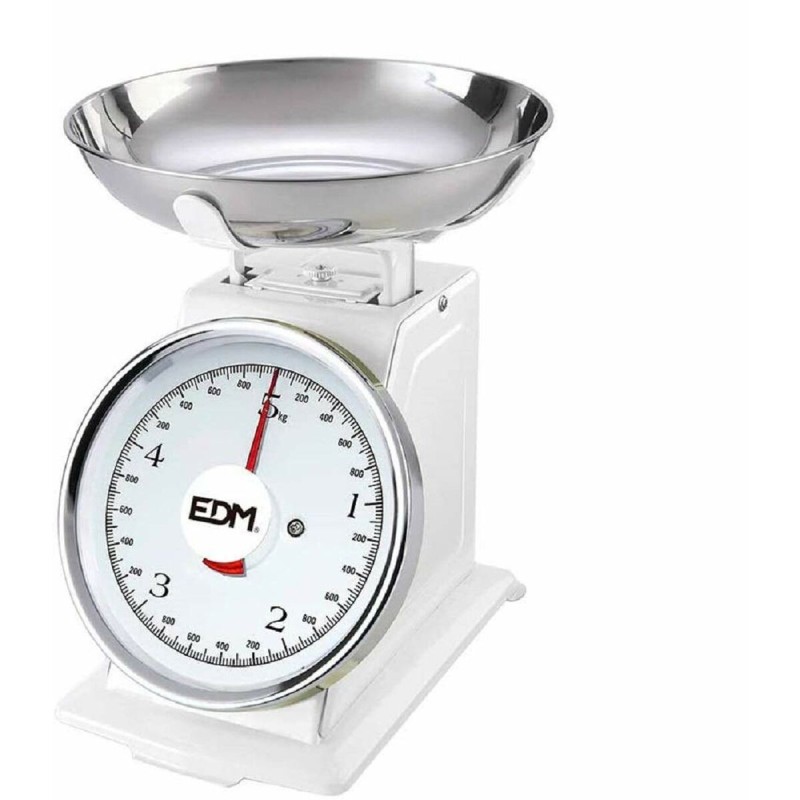 bilancia da cucina retro EDM 07523 Bianco 5 kg bilancia da cucina retro EDM 07523 Bianco 5 kg