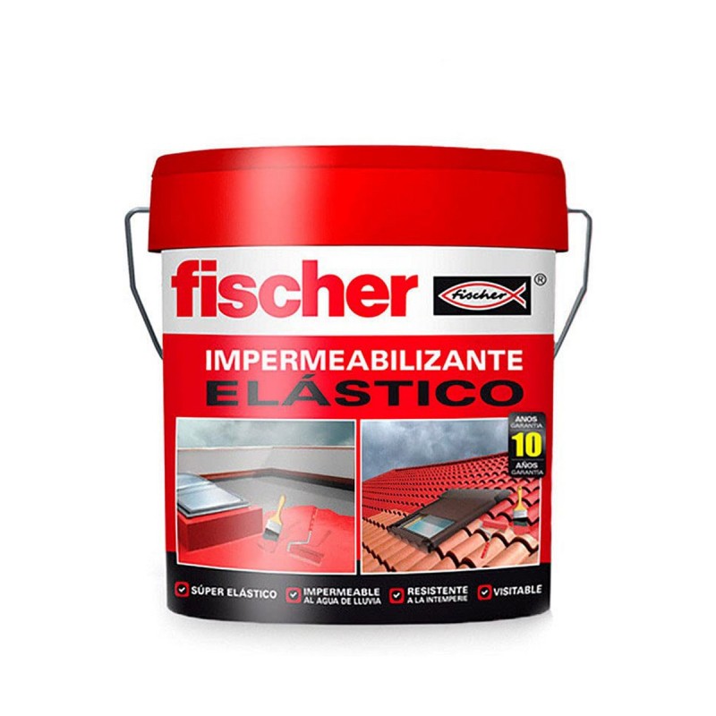 Impermeabilizzazione Fischer 547159 Grigio 4 L Impermeabilizzazione Fischer 547159 Grigio 4 L