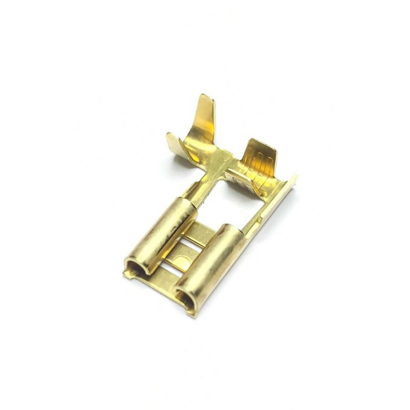 Tazza terminale EDM Ø 6,3 mm 6,3 mm Cavo Spina femmina Tazza terminale EDM Ø 6,3 mm 6,3 mm Cavo Spina femmina