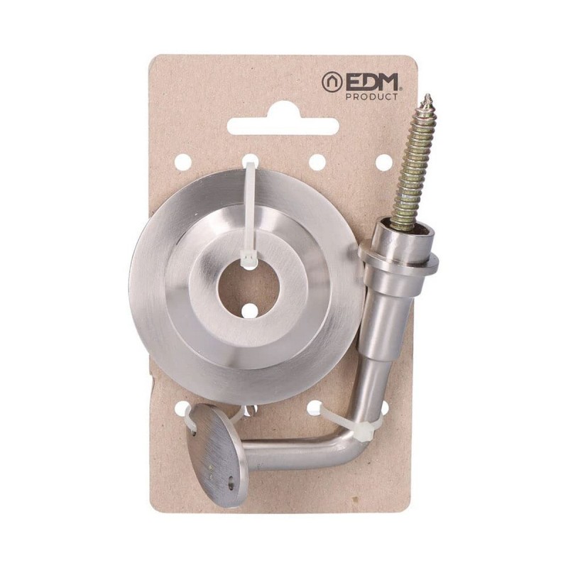 Supporto per Ringhiera EDM 85580 Argentato Acciaio Spiga Supporto per Ringhiera EDM 85580 Argentato Acciaio Spiga