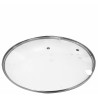 Coperchio per Padella EDM 00716 76686 Trasparente Cristallo Ø 28 cm Ricambio Pentola