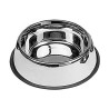 Ciotola per animali domestici Nayeco Acciaio inossidabile Metallizzato (900 ml) (Ø 26 cm)