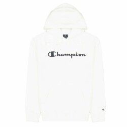 Felpa con Cappuccio Uomo Champion Bianco