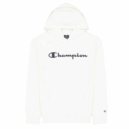 Felpa con Cappuccio Uomo Champion Bianco