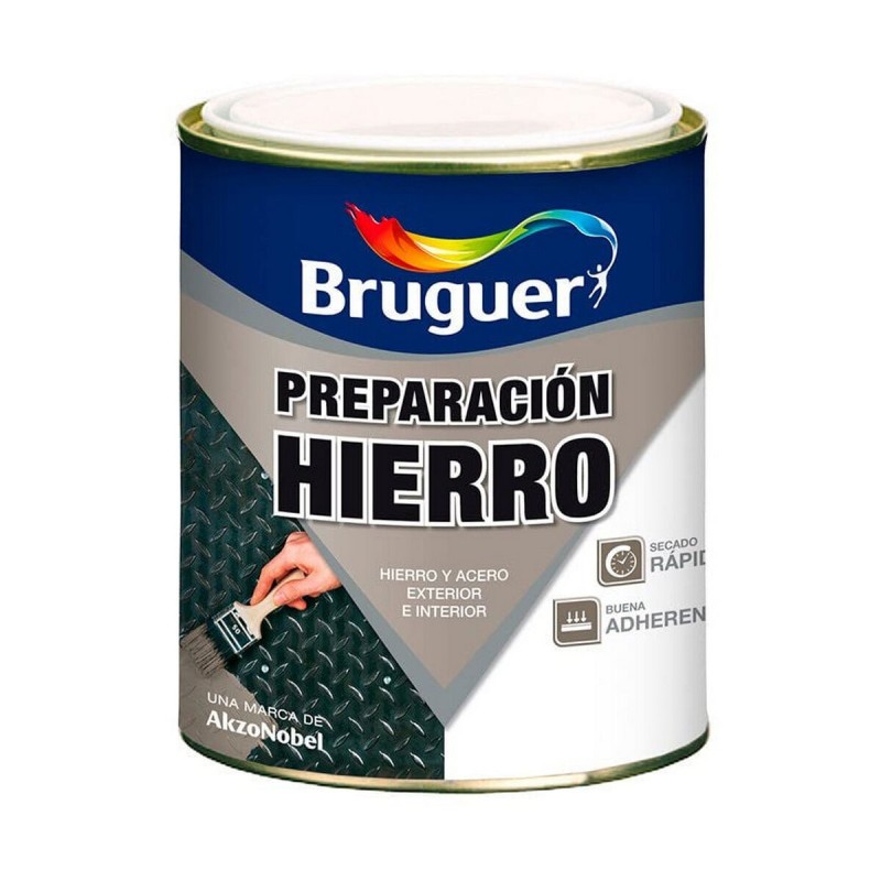 Preparazione della superficie Bruguer 5322601 Ferro Asciugatura rapida Stampa Grigio 750 ml Mat Preparazione della superficie Bruguer 5322601 Ferro Asciugatura rapida Stampa Grigio 750 ml Mat