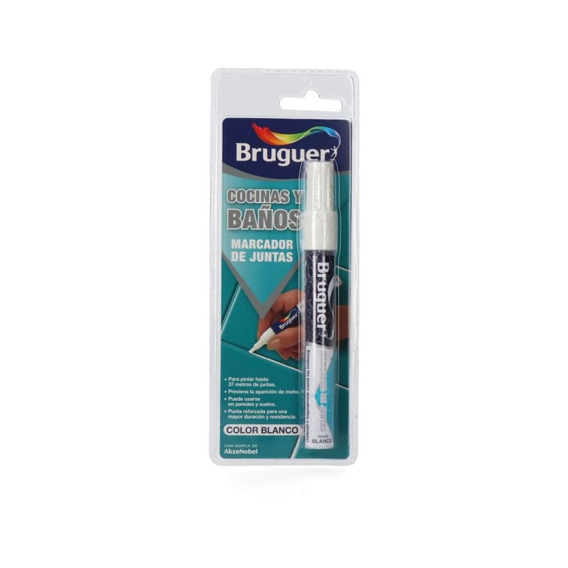 Ristrutturatore di giunti Bruguer 5160705 Pennarello Piastrella Bianco Ristrutturatore di giunti Bruguer 5160705 Pennarello Piastrella Bianco