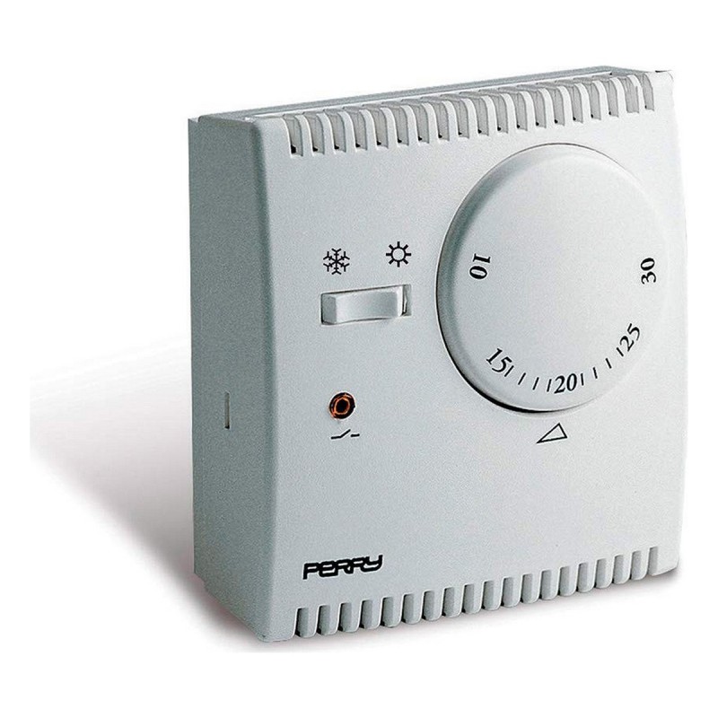 Termostato Perry 03017 Bianco Analogico Termostato Perry 03017 Bianco Analogico