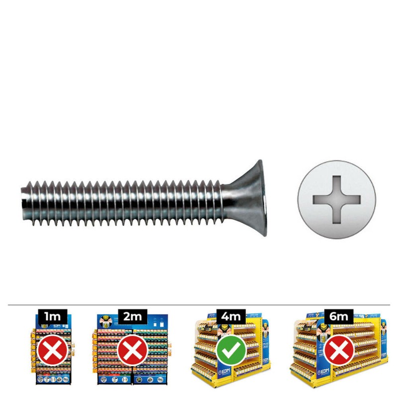 Scatola a viti CELO din/ref 965 5 x 40 mm 500 Unità Zincato Scatola a viti CELO din/ref 965 5 x 40 mm 500 Unità Zincato