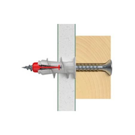 Tacchetti Fischer Duoblade Nylon Plastica (10 Unità)