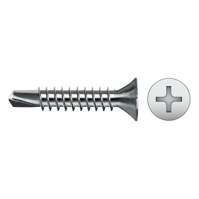 Vite autofilettante CELO 3,9 x 16 mm 500 Unità Zincato Svasata Vite autofilettante CELO 3,9 x 16 mm 500 Unità Zincato Svasata