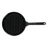 Griglia Vaello Rotonda Nero Acciaio Smaltato (Ø 24 cm)