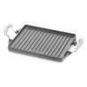 Piastra Grill Vaello Rettangolare Grigio Ferro Fuso (27 x 21 cm)