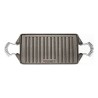 Piastra Grill Vaello Rettangolare Grigio Ferro Fuso (27 x 21 cm)