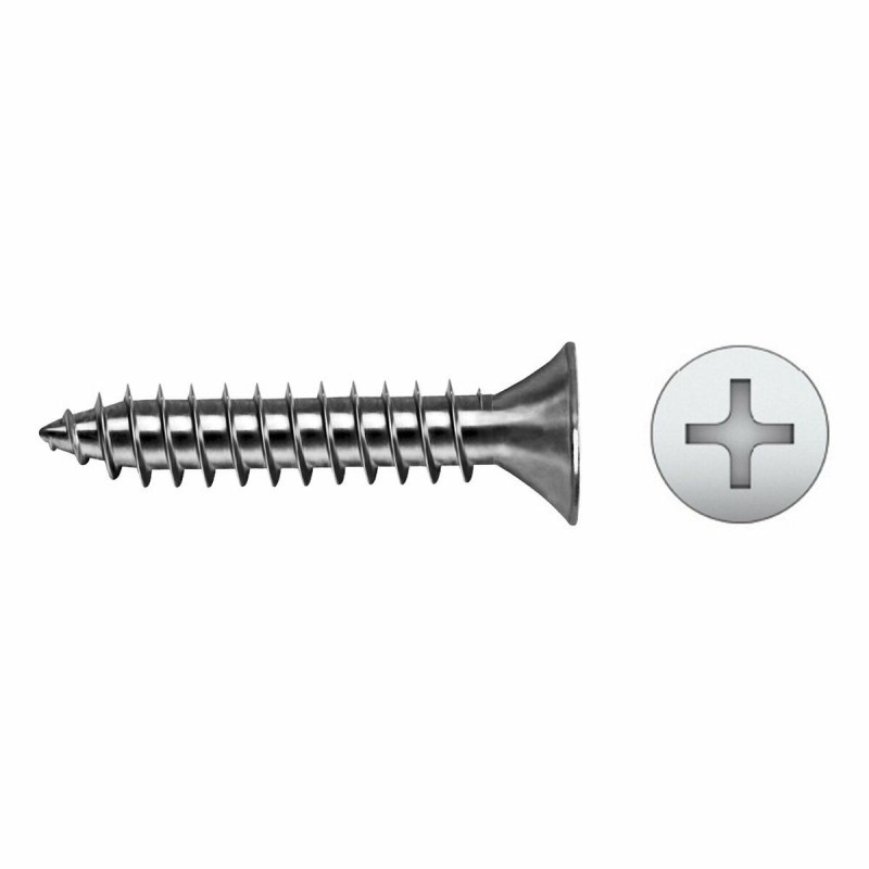 Scatola a viti CELO 4,8 x 16 mm Vite per lamiera 250 Unità Zincato Svasata Scatola a viti CELO 4,8 x 16 mm Vite per lamiera 250 Unità Zincato Svasata