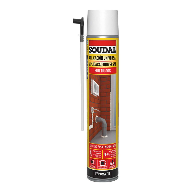 Schiuma Soudal Classic 115797 Poliuretano 750 ml Schiuma Soudal Classic 115797 Poliuretano 750 ml