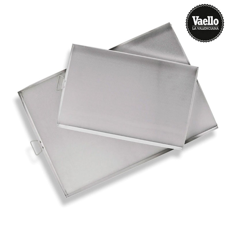 Vassoio da Forno Vaello 75496 25 x 38 cm Alluminio Cromato Vassoio da Forno Vaello 75496 25 x 38 cm Alluminio Cromato