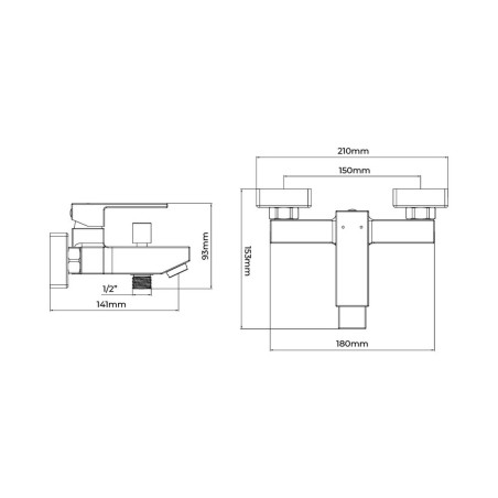 Rubinetto Monocomando EDM 01193 Getaria Acciaio inossidabile Ottone Zinco 21 x 15,3 x 9,3 cm Vasca