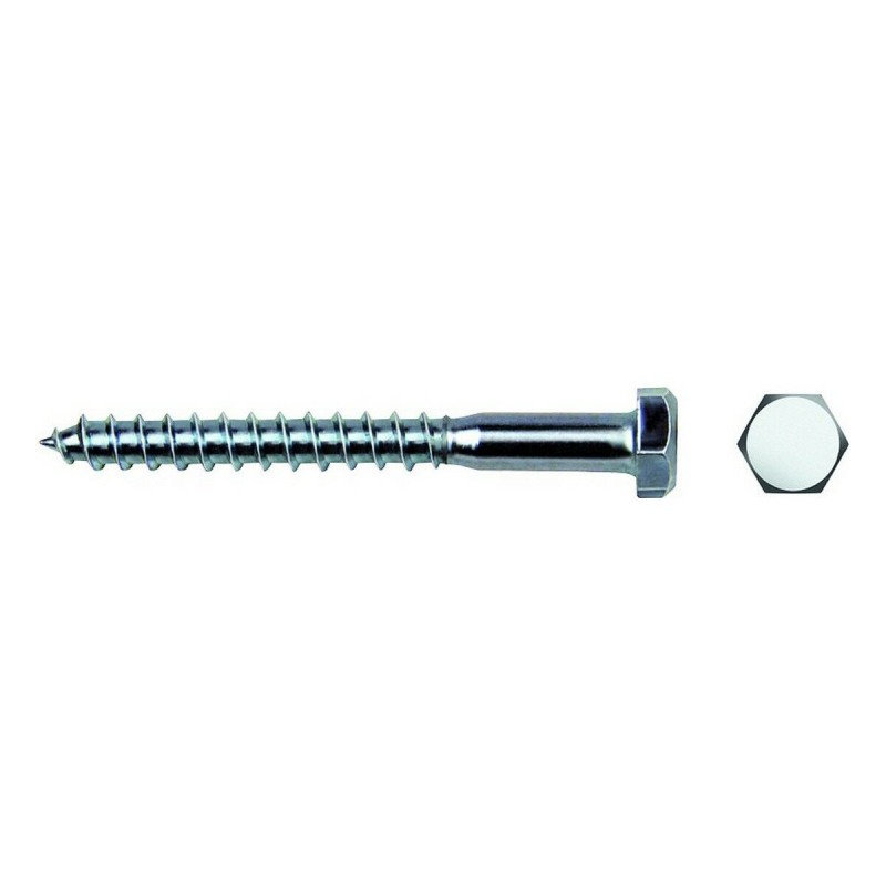 Scatola a viti CELO 8 x 90 mm 90 mm Ø 8 mm Esagonale 100 Unità Zincato Scatola a viti CELO 8 x 90 mm 90 mm Ø 8 mm Esagonale 100 Unità Zincato