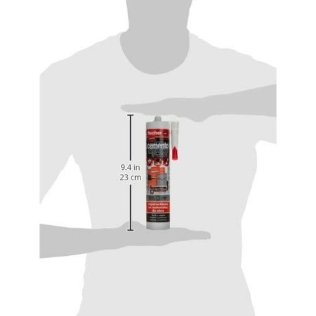 Sigillante/Adesivo Fischer 512348 Cemento Grigio scuro 310 ml