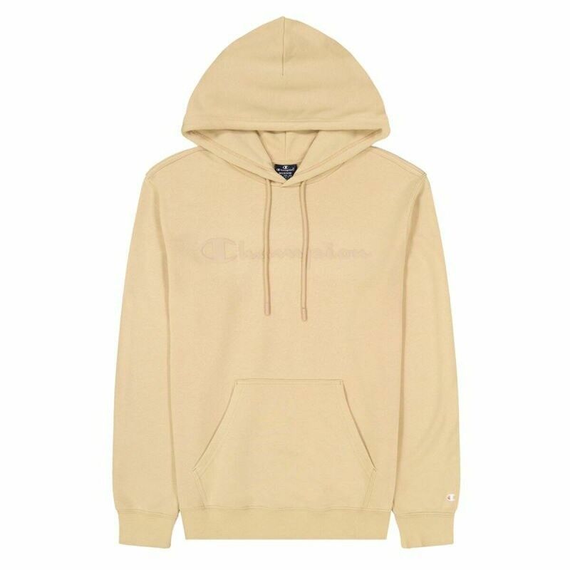 Felpa con Cappuccio Uomo Champion Beige Felpa con Cappuccio Uomo Champion Beige