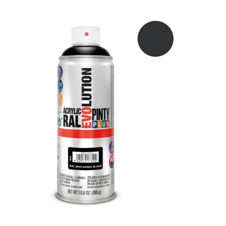 Vernice spray Pintyplus Evolution RAL 9004 400 ml Signal Black