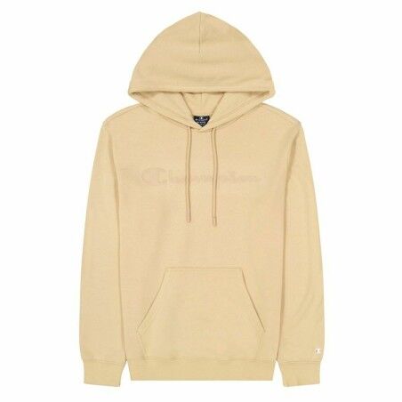 Felpa con Cappuccio Uomo Champion Beige