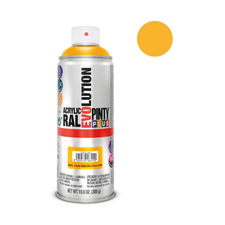 Vernice spray Pintyplus Evolution RAL 1028 400 ml Melon Yellow