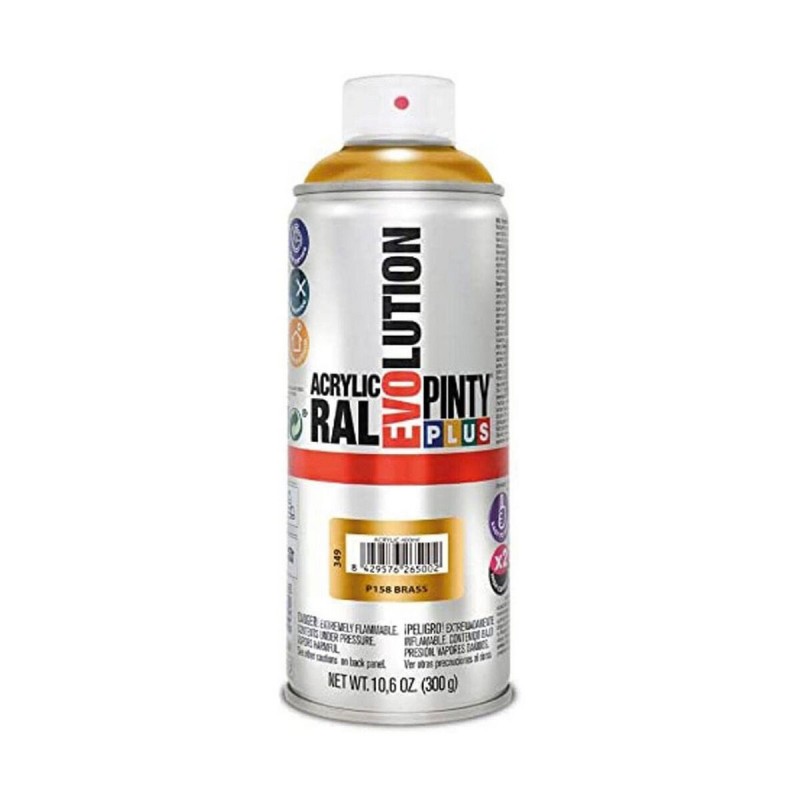Vernice spray Pintyplus Evolution P158 400 ml Ottone Vernice spray Pintyplus Evolution P158 400 ml Ottone
