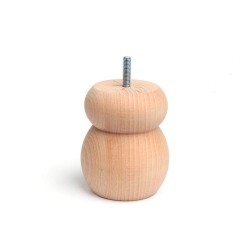 Gambe Rei Legno Ø 7,7 x 10 cm