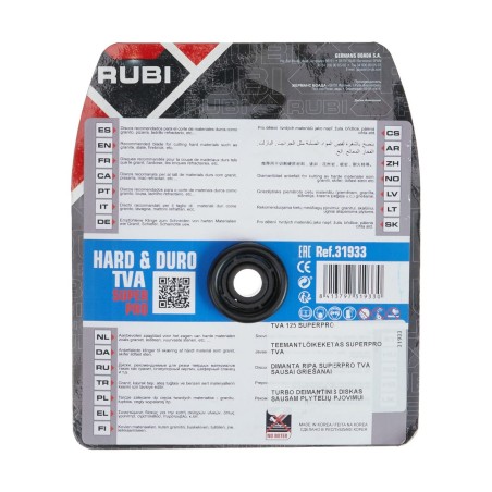 Disco da taglio Rubi superpro r31933 125 mm