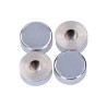 Abbellimenti per mobili EDM 85291 Ottone Ø 18 mm Avvitato (4 Unità)
