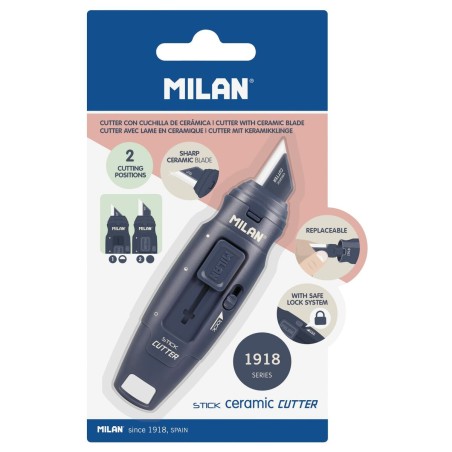 Taglierino Milan Stick Serie 1918 Ceramica Blu Marino