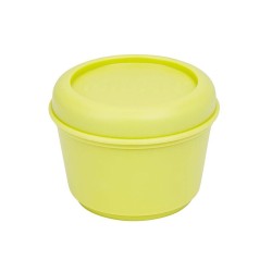 Contenitore per Conservare gli Alimenti Milan Sunset Giallo Plastica Rotondo 250 ml Ø 10 x 7 cm