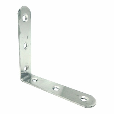 Staffa ad angolo EDM 86093 an24 Acciaio inossidabile 8 x 8 x 1,9 cm 4 Unità