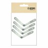 Staffa ad angolo EDM 86093 an24 Acciaio inossidabile 8 x 8 x 1,9 cm 4 Unità