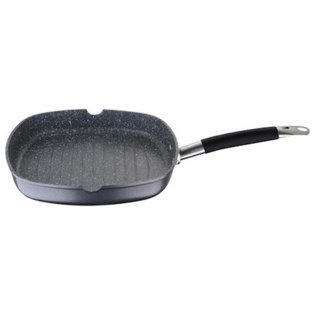 Griglia Masterpro BGMP-3287-BK Alluminio Alluminio Forgiato Ø 28 cm 28 x 28 x 4,5 cm (4 Pezzi)