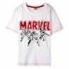Maglia a Maniche Corte Bambino Marvel Bianco